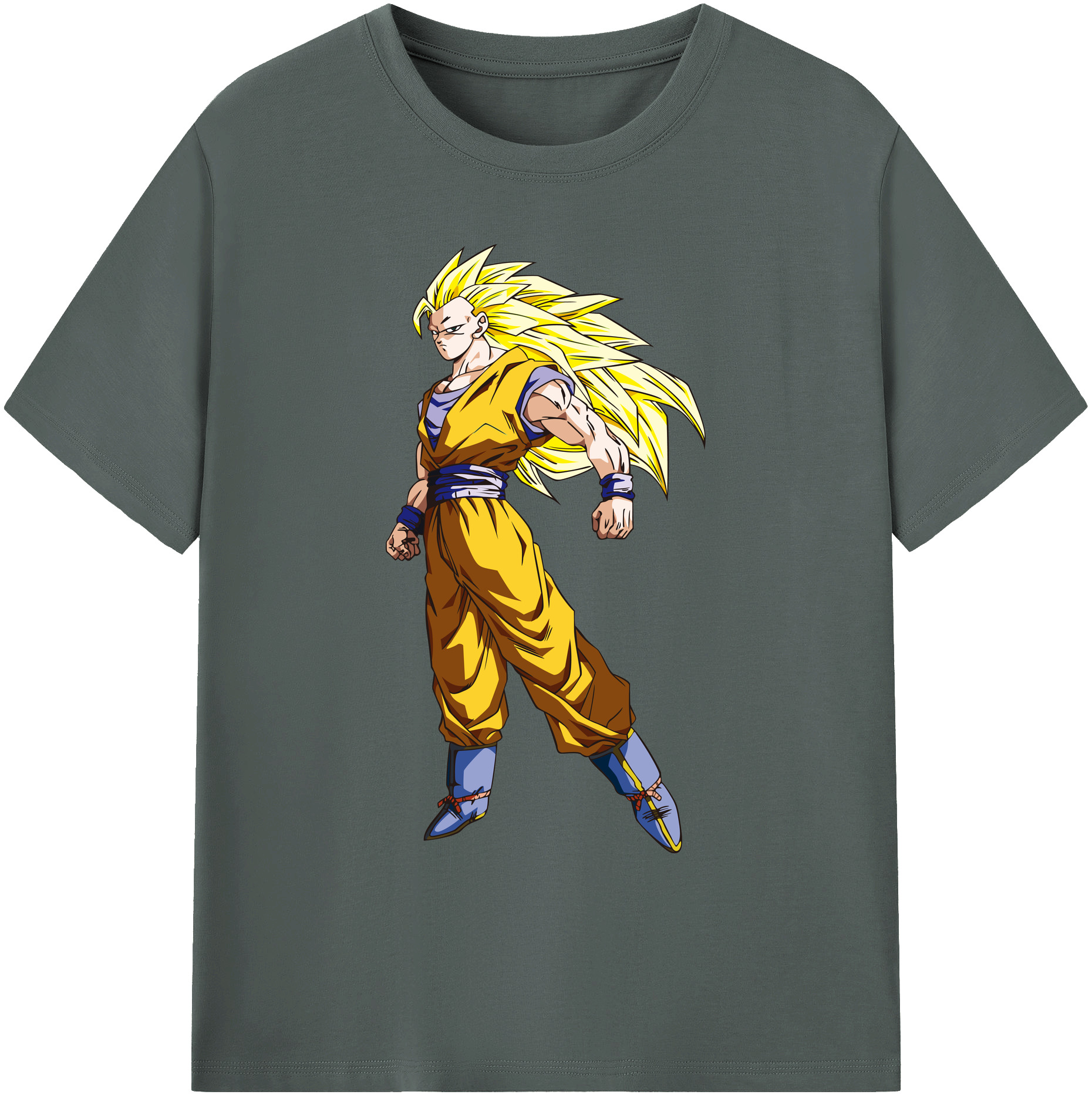 （画像用） ドラゴンボール 孫悟空（そん ごくう）Son Goku カカロット DRAGON BALL Kakarotto 綿100％ メンズ半袖Tシャツ｜肌触りやわらか＆通気性
